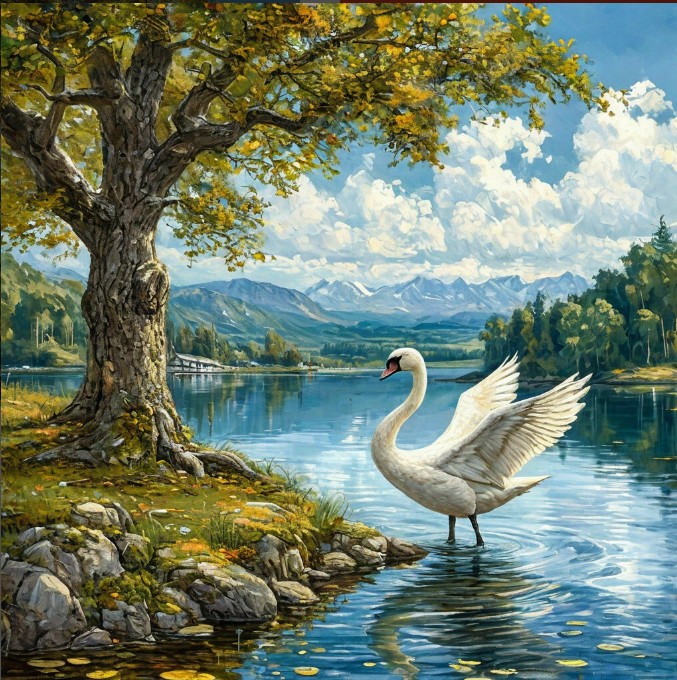 Сказка о Лебеде и Дубе